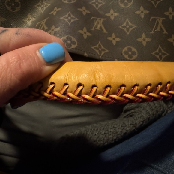 Louis Vuitton Brown Monogram Shoulder Bag - Picture 6 of 12